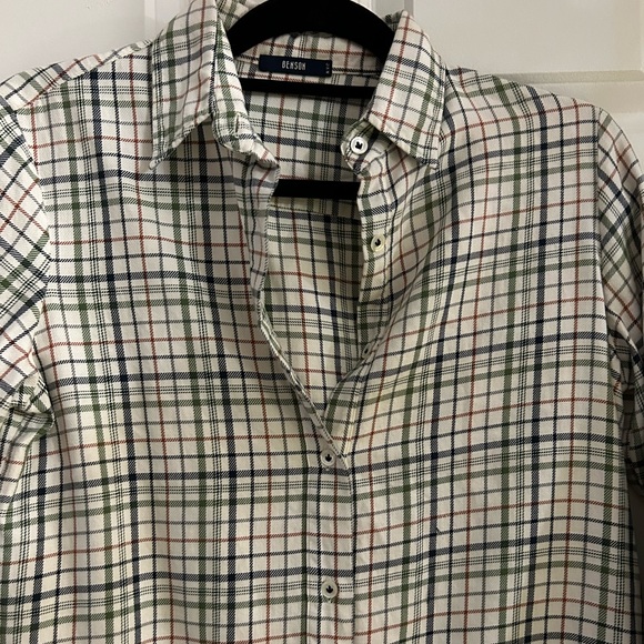 Flannel Shirt Dress - Picture 2 of 6